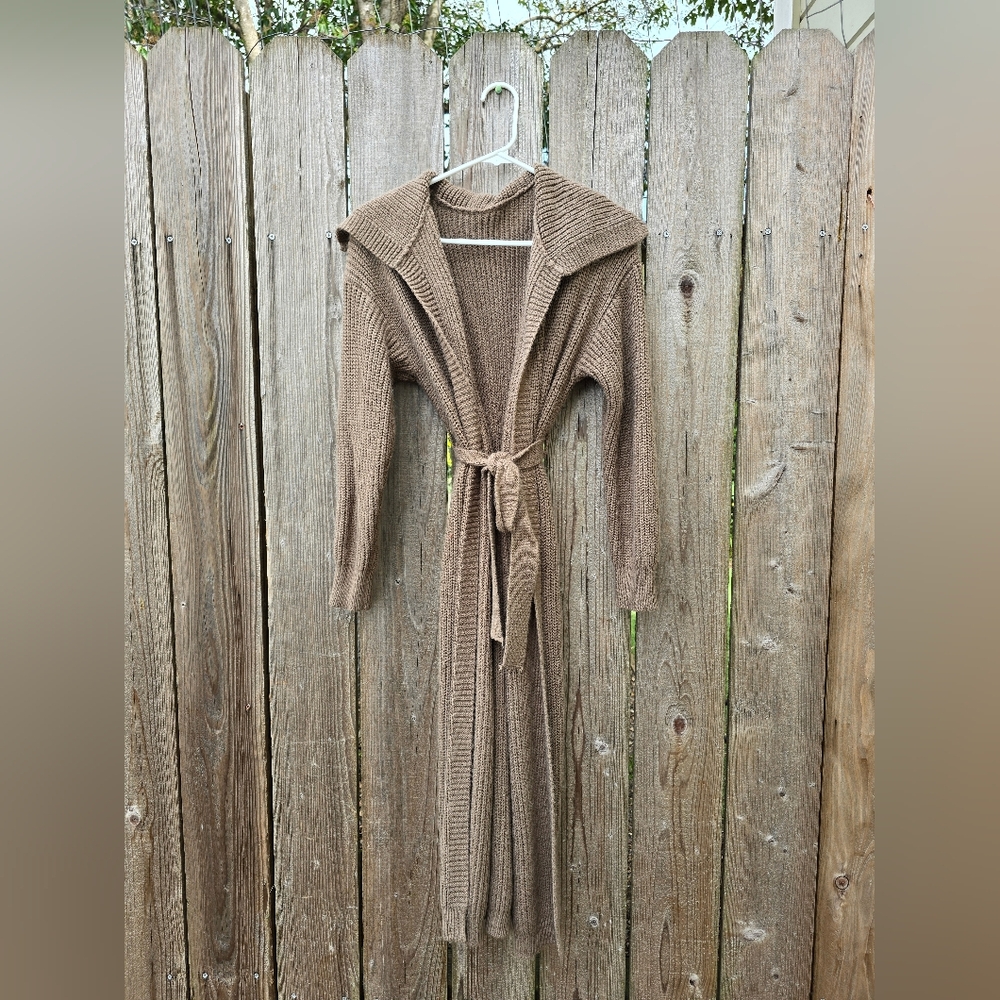 SHEIN Belted Duster Cardigan
